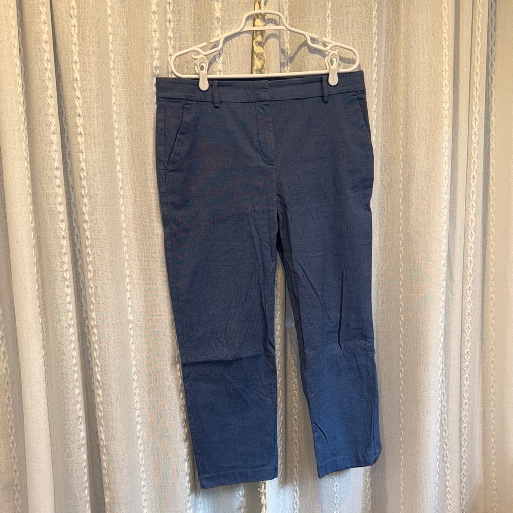 LOFT Dark Blue Riviera Slim Trousers